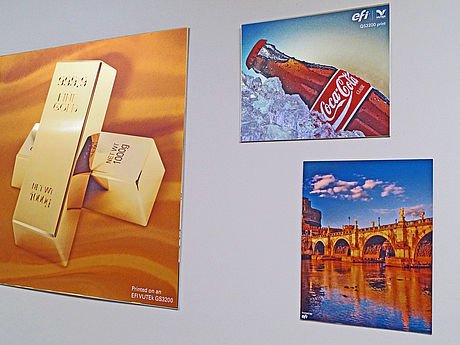 Plastic sheets for digital printing - Examples from ILC